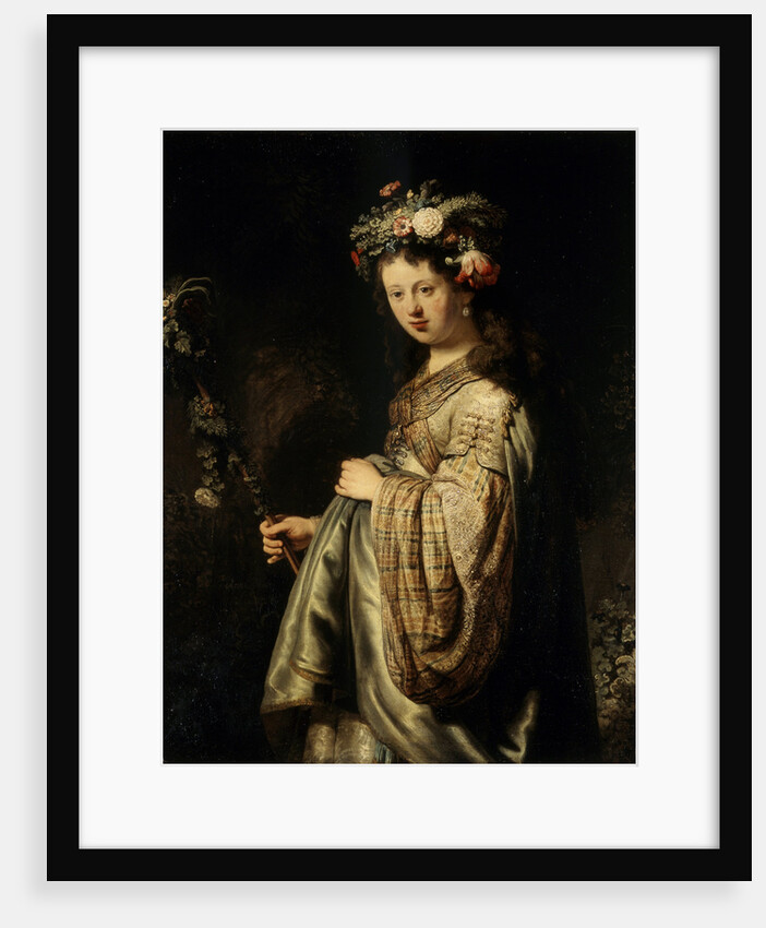 Flora, 1634. by Rembrandt Harmensz van Rijn