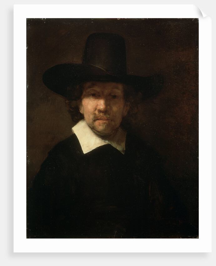 Portrait of the Poet Jeremias de Decker, 1666. by Rembrandt Harmensz van Rijn