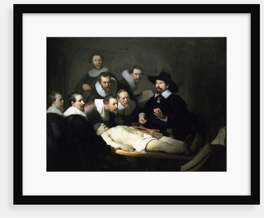 The Anatomy Lesson of Dr Nicolaes Tulp by Rembrandt (Rembrandt van Rijn)