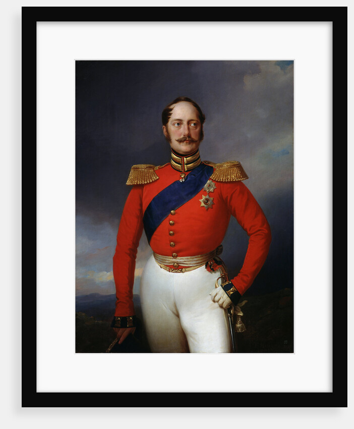 Portrait of Emperor Nicholas I,, 1847. by Franz Kruger