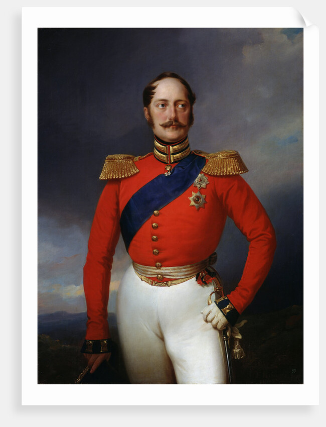 Portrait of Emperor Nicholas I,, 1847. by Franz Kruger