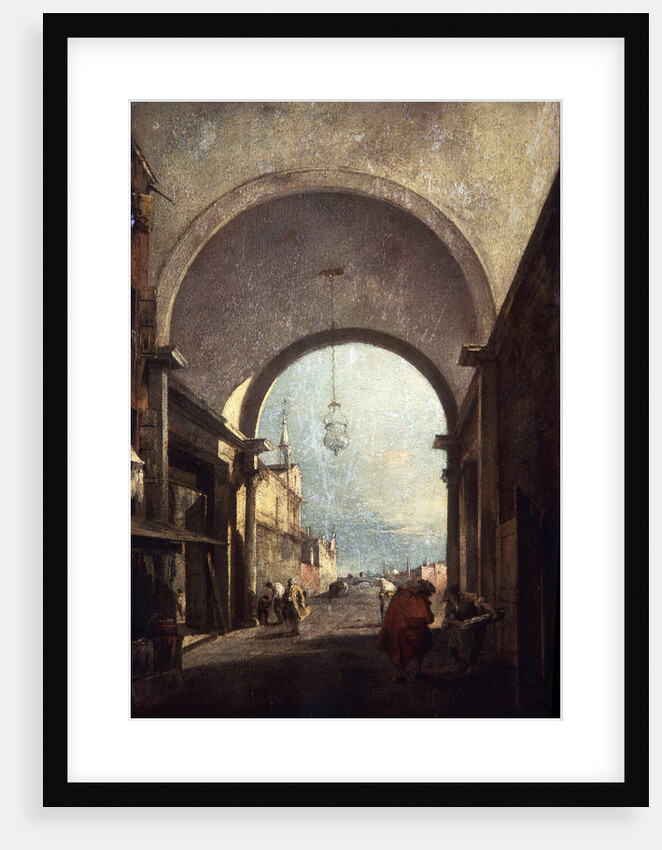 City View, 1770s. by Francesco Guardi