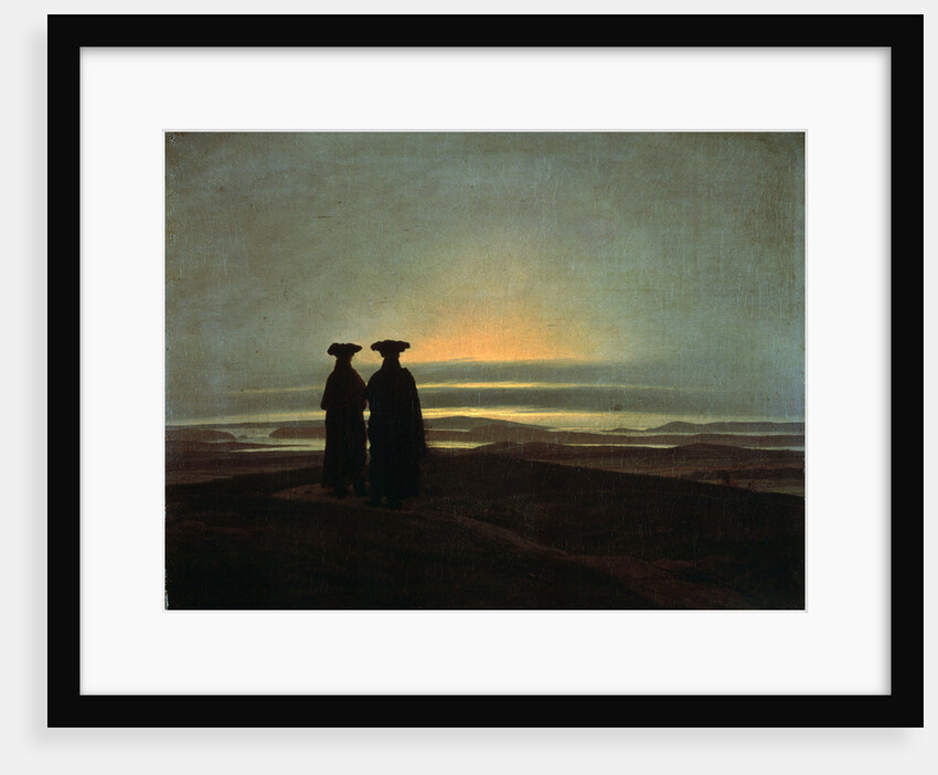 Sunset (Brothers) by Caspar David Friedrich