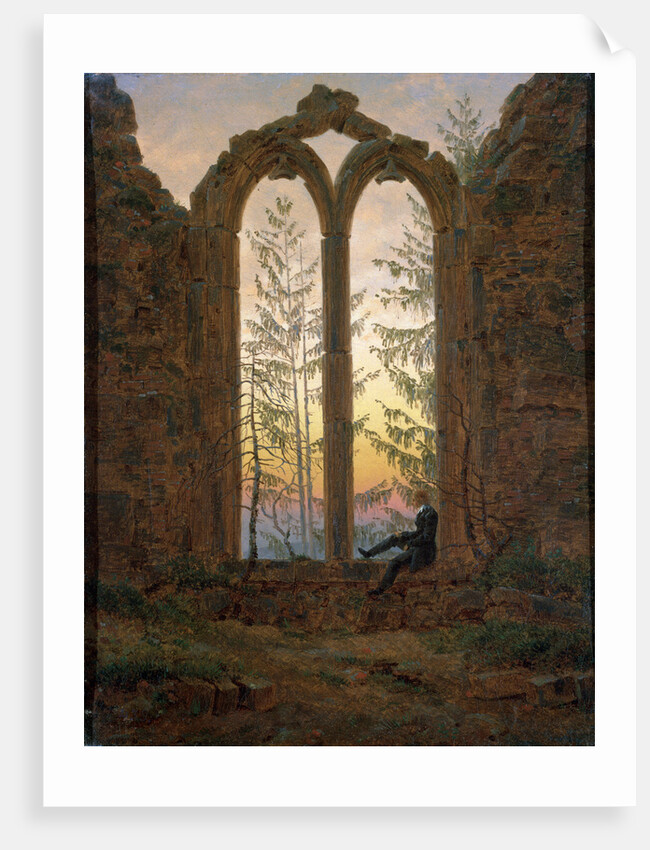 The Dreamer (Ruins of the Oybin) by Caspar David Friedrich