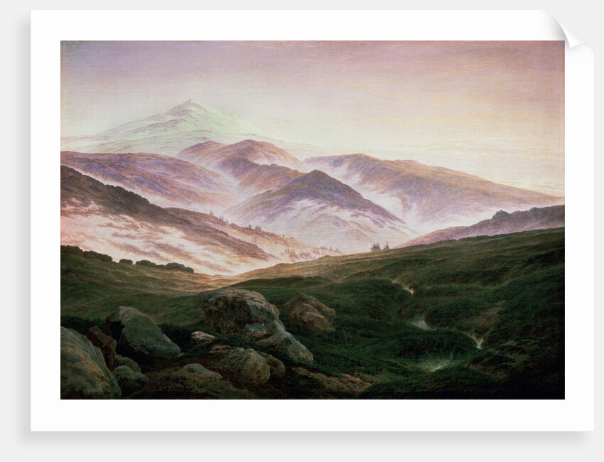 Memory of the Riesengebirge, 1835. by Caspar David Friedrich