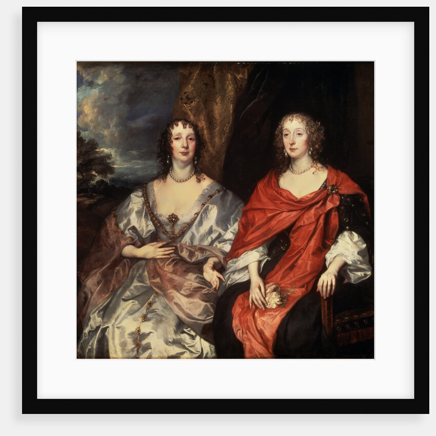 Portrait of Anne Dalkeith, and Anne Kirke, 1630s. by Anthony van Dyck