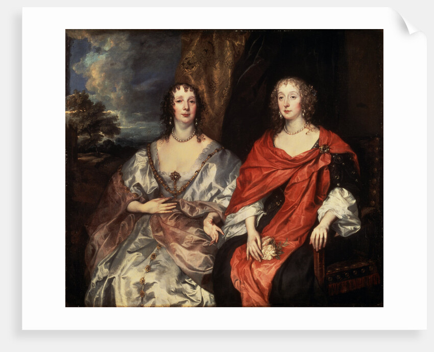 Portrait of Anne Dalkeith, and Anne Kirke, 1630s. by Anthony van Dyck
