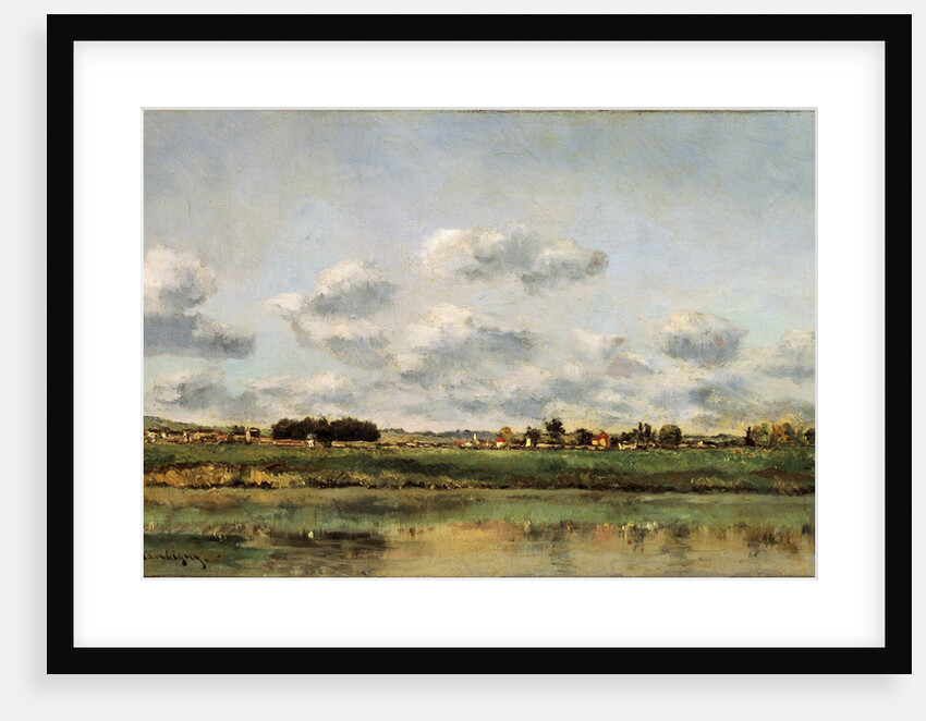 The Banks of the Oise, 1859. by Charles François Daubigny