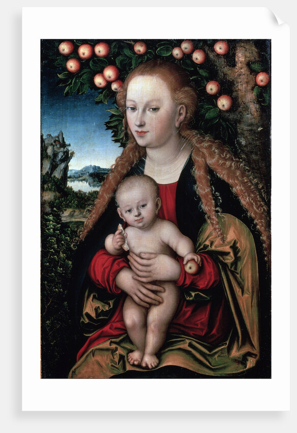 The Virgin and Child under an Apple Tree, c1525 by Anonymous