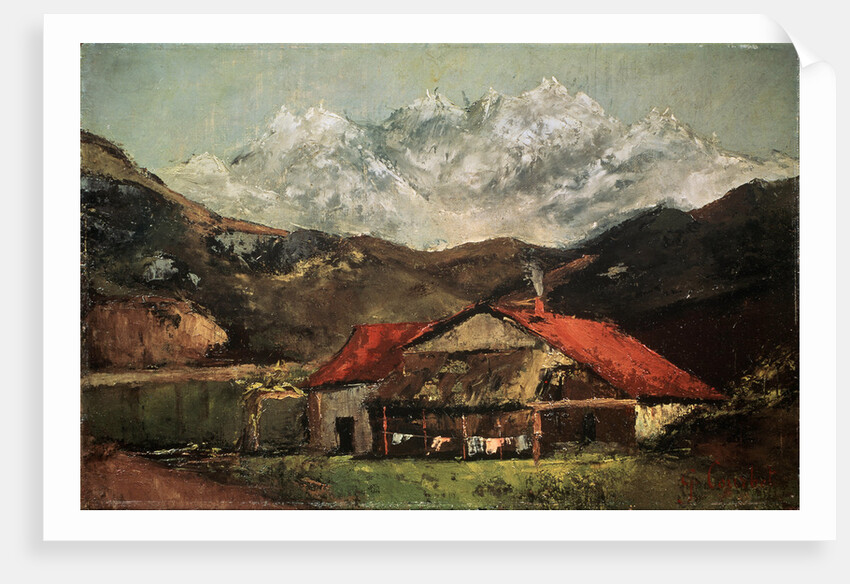 A Hut in the Mountains, c1874 by Gustave Courbet