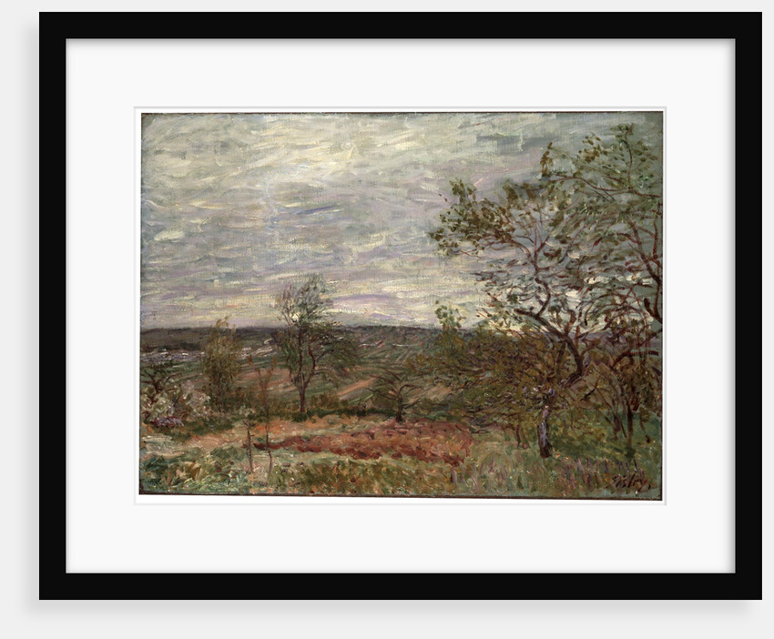 Windy Day at Veneux, 1882. by Alfred Sisley
