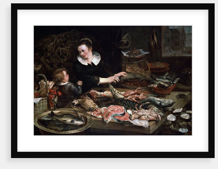 A Fishmongers Shop, c1616-1618. by Frans Snyders