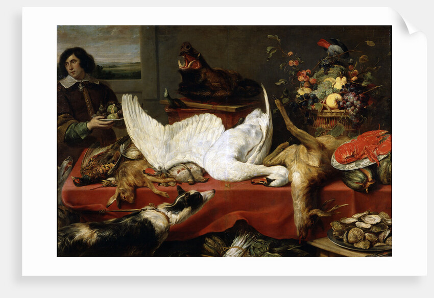 Still life with a Swan, 1640s by Frans Snyders