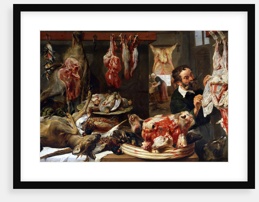 A Butcher Shop, 1630s. by Frans Snyders