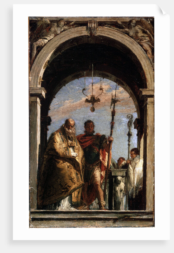 Two Saints, 1740-1745. by Giovanni Battista Tiepolo