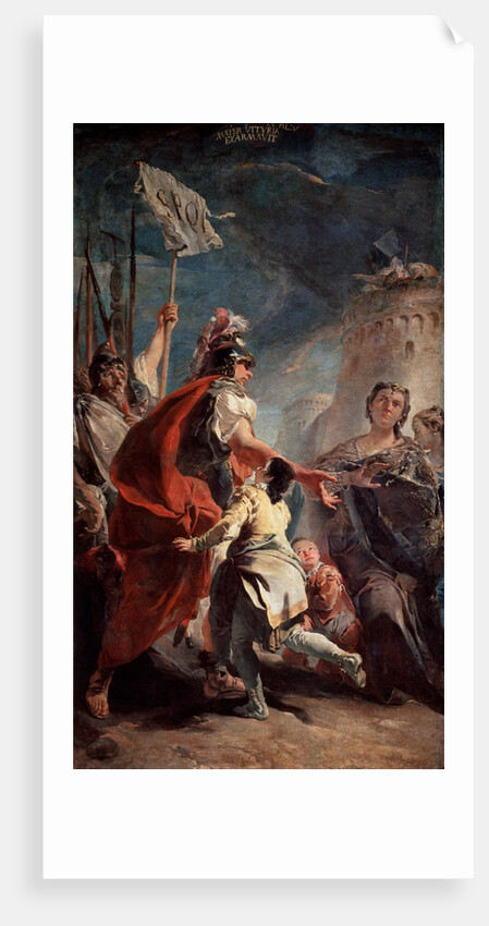 Coriolanus Before the Gates of Rome, c1730 by Giovanni Battista Tiepolo