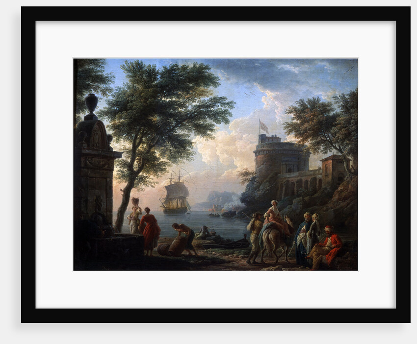 Coastal Harbour. Calm, c1763 by Claude-Joseph Vernet