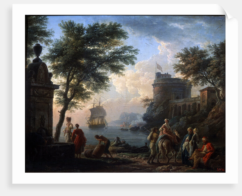 Coastal Harbour. Calm, c1763 by Claude-Joseph Vernet