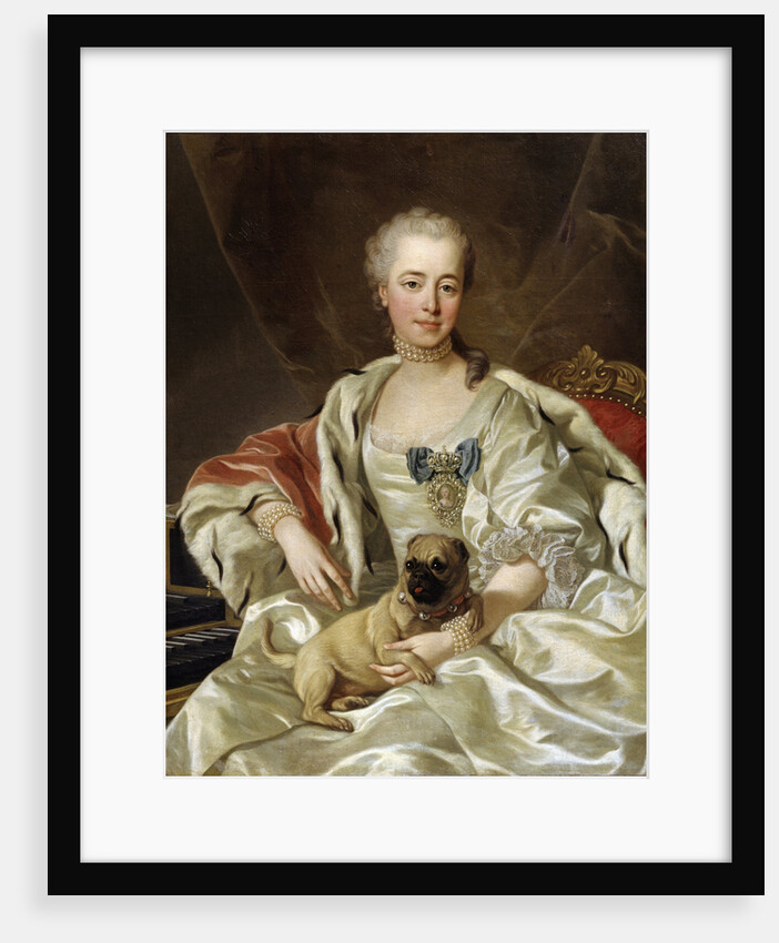 Portrait of Countess Ekaterina Golitsyna, 1759. by Louis Michel van Loo