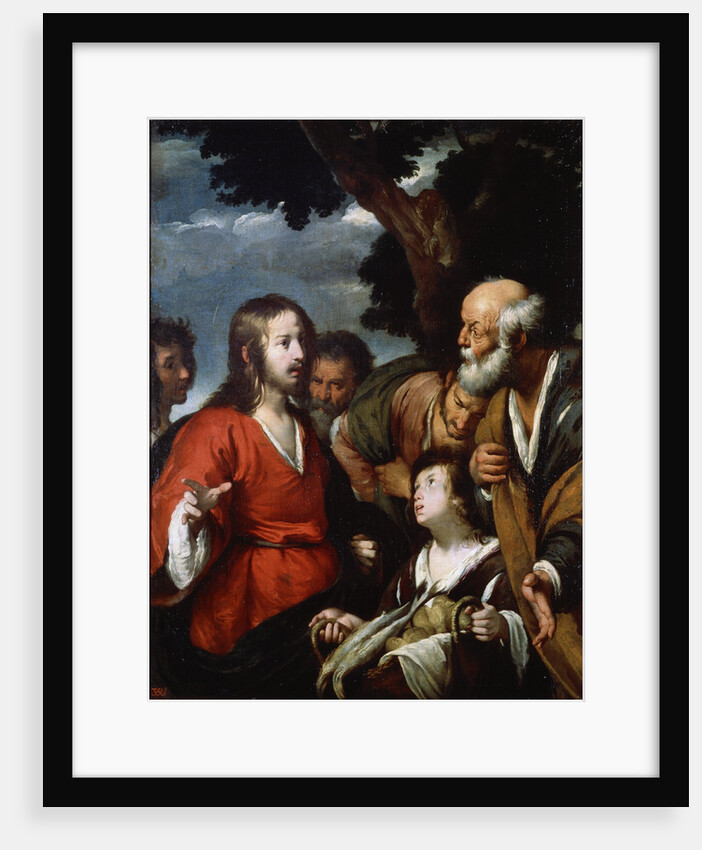 The Miracle of the Five Loaves and Two Fishes, after 1630. by Bernardo Strozzi
