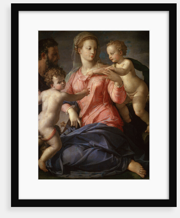 The Holy Family with the young John the Baptist, 1540. by Agnolo Bronzino