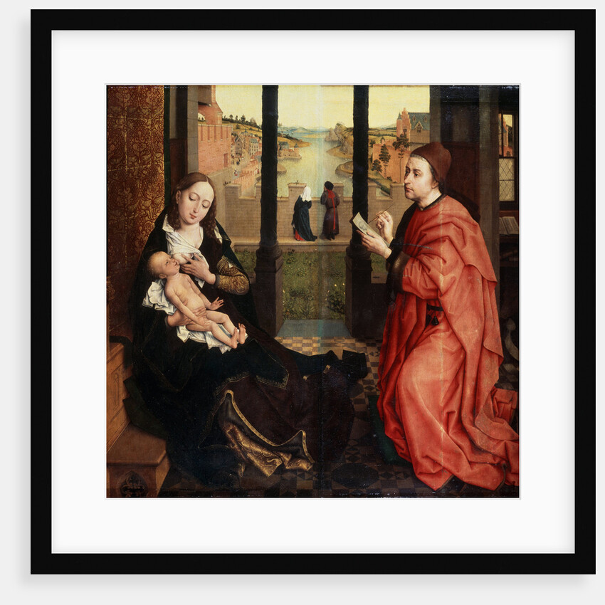 Saint Luke Drawing the Virgin, 15th century. by Rogier Van der Weyden