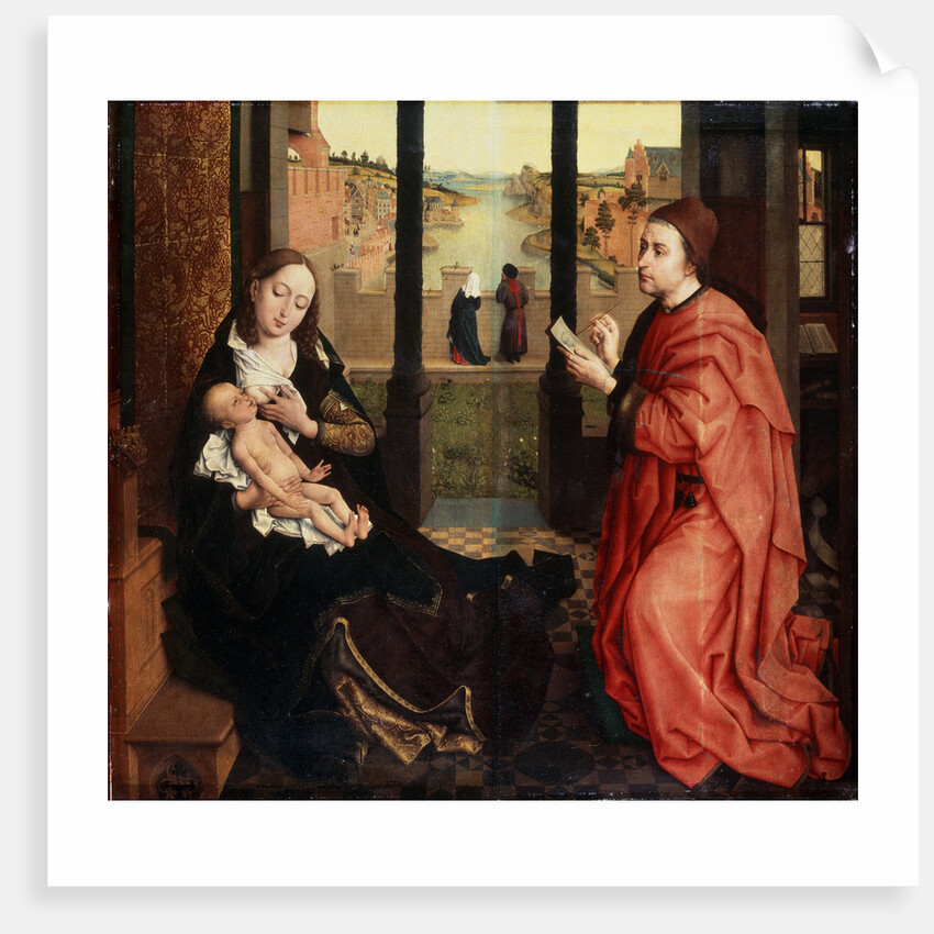 Saint Luke Drawing the Virgin, 15th century. by Rogier Van der Weyden