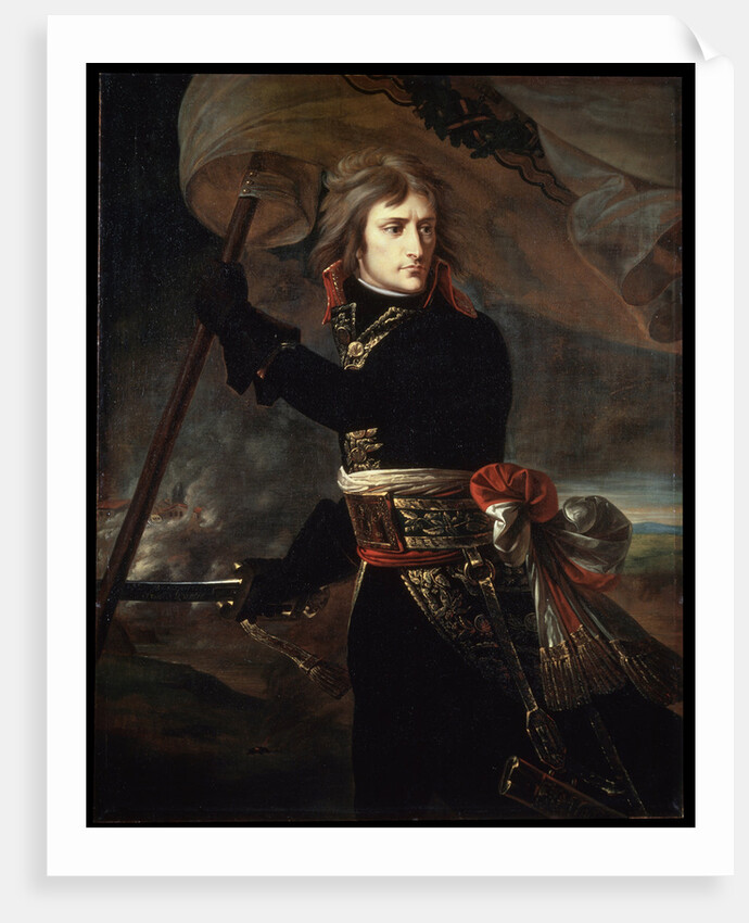 Napoleon Bonaparte on the Bridge at Arcole, 1797. by Antoine-Jean Gros