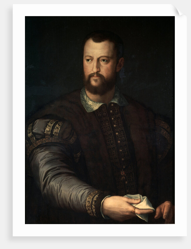 Portrait of Grand Duke of Tuscany Cosimo I de Medici,, after 1560. by Agnolo Bronzino