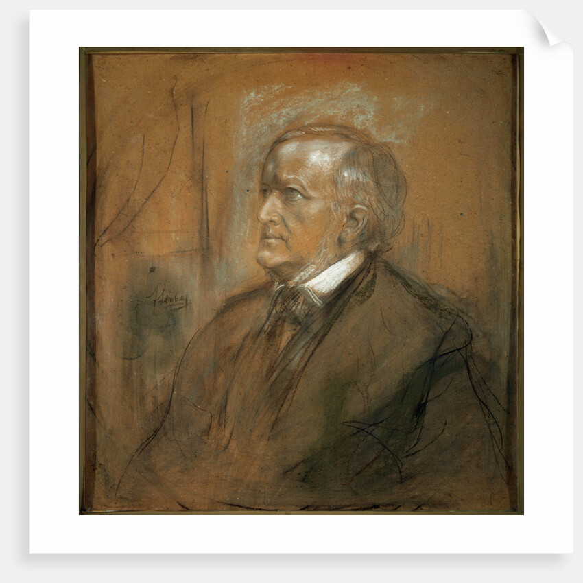 Portrait of the composer Richard Wagner', (1813-1883) by Franz von Lenbach