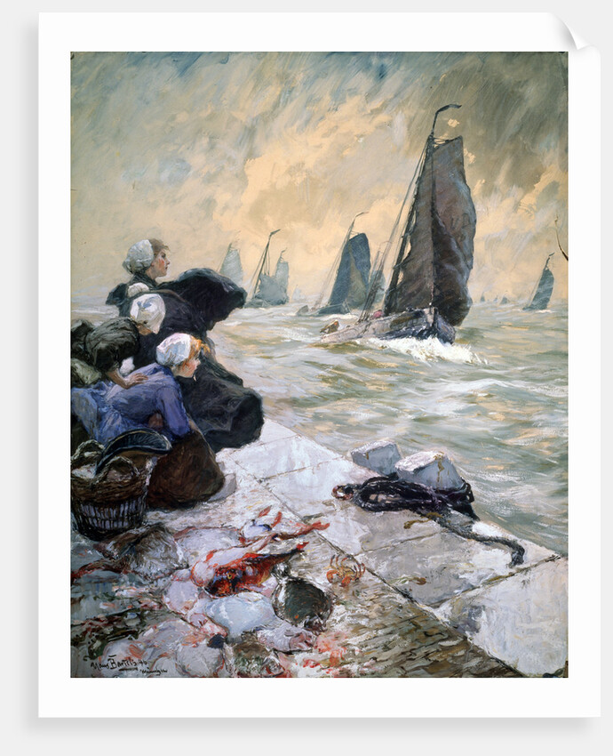 The Fishermans Wifes, 1896. by Hans von Bartels