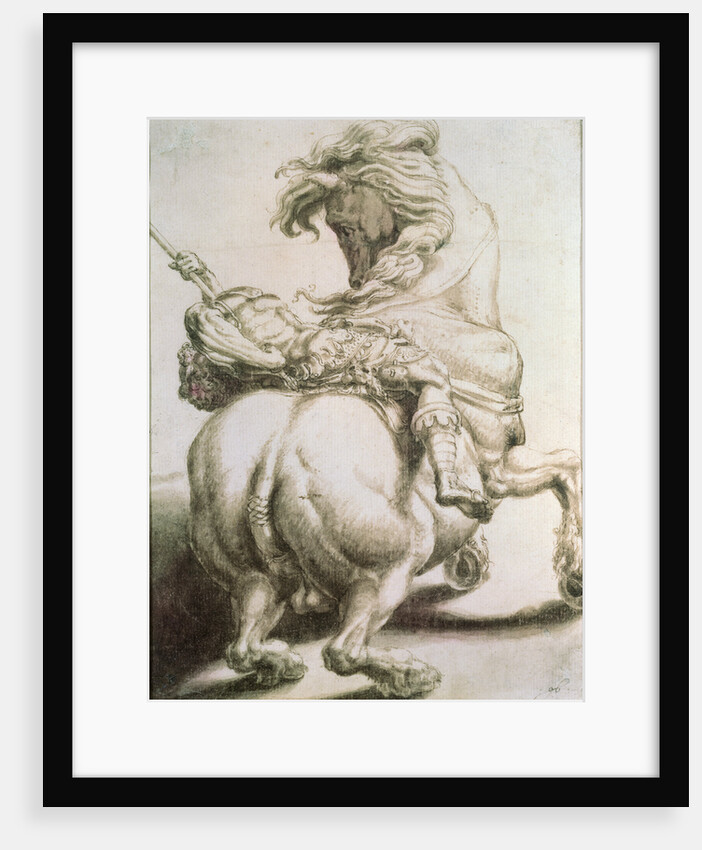 Rider Pierced by a Spear, 16th century by Francesco Salviati