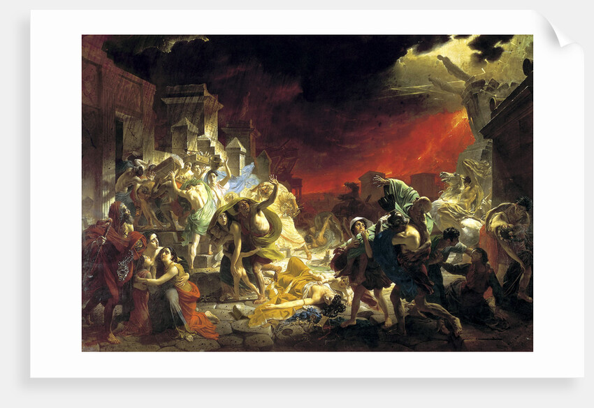 The last Day of Pompeii, 1833. by Karl Briullov