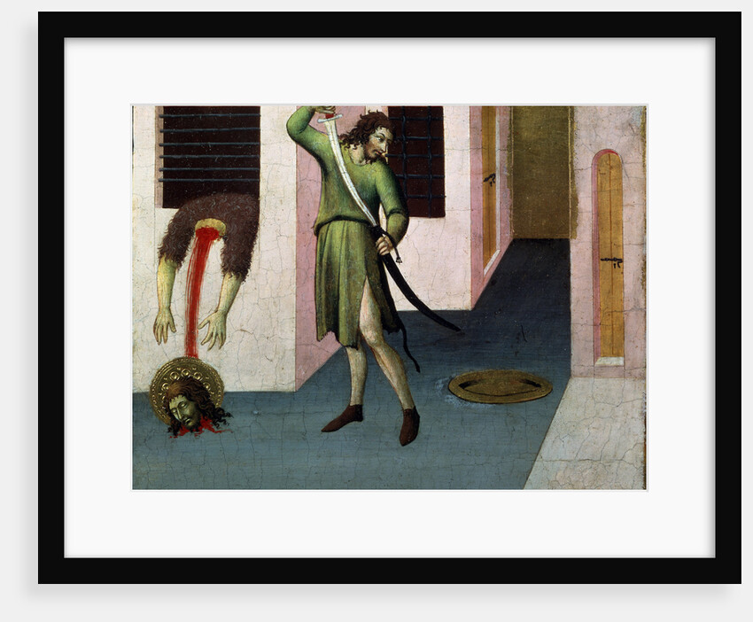 The Beheading of Saint John the Baptist, 15th century by Sano di Pietro