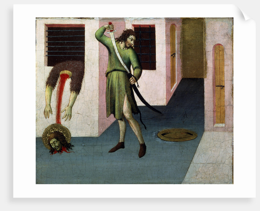 The Beheading of Saint John the Baptist, 15th century by Sano di Pietro