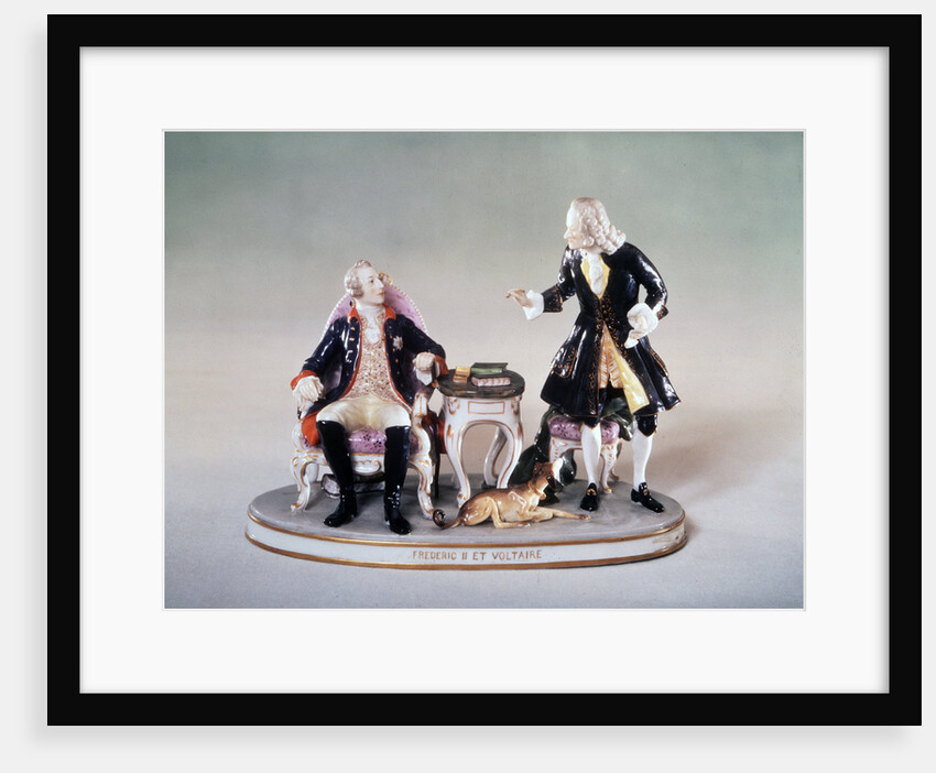 Voltaire and Frederick the Great, 1780s by Unknown Old Master