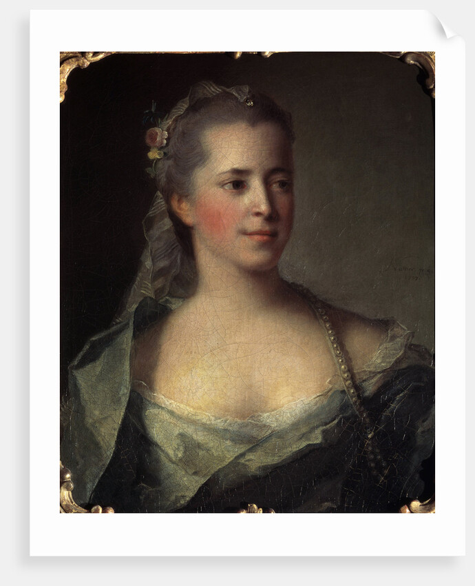 Portrait of a Lady, 1757. by Jean-Marc Nattier