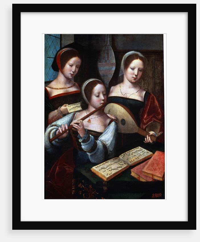 Musicians, 1530s-1540s by Unknown Old Master