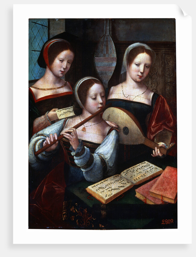 Musicians, 1530s-1540s by Unknown Old Master
