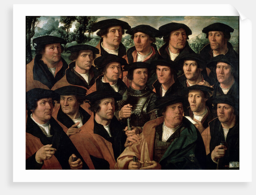 Group Portrait of the Amsterdam Shooting Corporation, 1532. by Dirck Jacobsz
