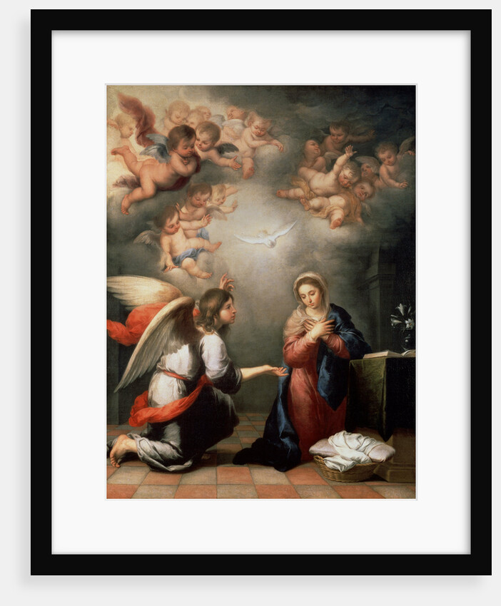 The Annunciation, 1660s. by Bartolomé Esteban Murillo