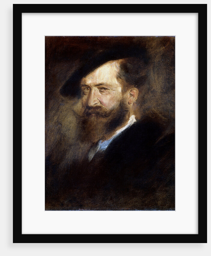Portrait of the artist Wilhelm Busch,, 1877-1880. by Franz von Lenbach