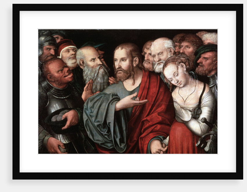 Christ and the Woman Taken in Adultery, after 1532. by Lucas Cranach the Younger