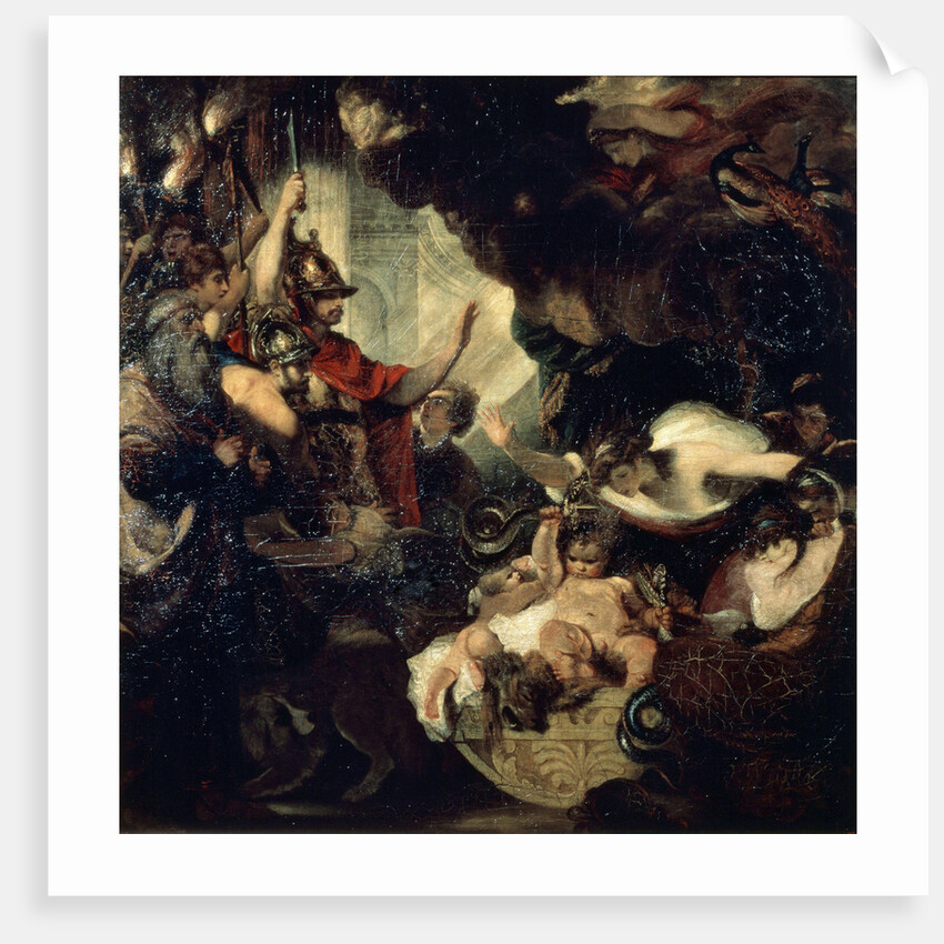 The Infant Hercules strangling the Serpents, 1786. by Sir Joshua Reynolds
