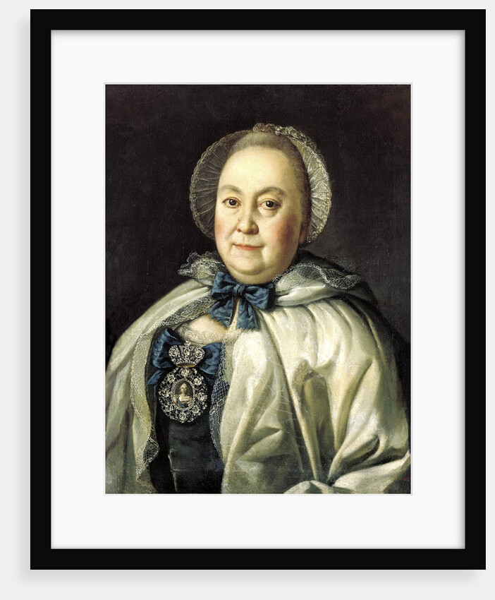 Portrait of the Lady-in-waiting Countess Maria A. Rumyantseva,, 1764. by Aleksei Petrovich Antropov
