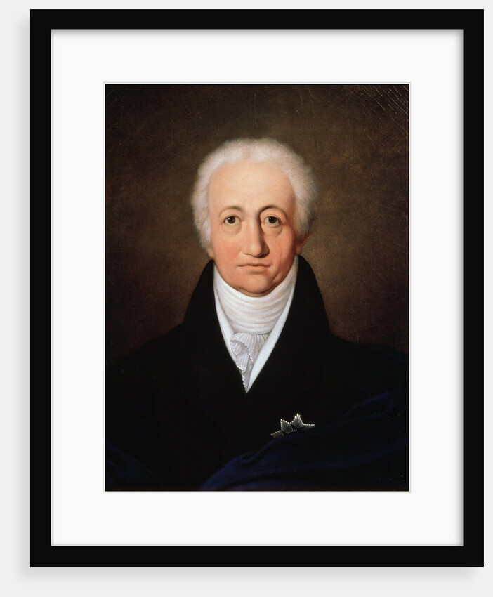 Portrait of the author Johann Wolfgang von Goethe,, 1818. by Ferdinand Jagemann