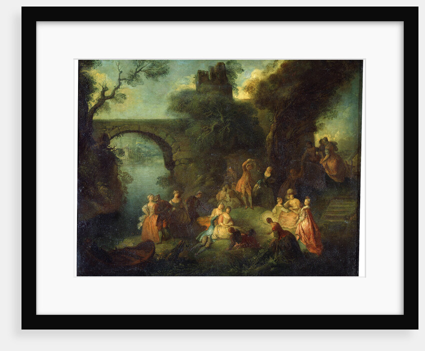Dance at the River, c1720-1730. by Pierre-Antoine Quillard