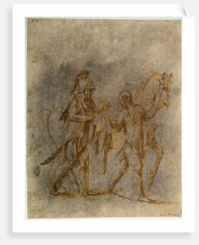 Saint Martin and a Beggar, early 16th century by Giulio Romano