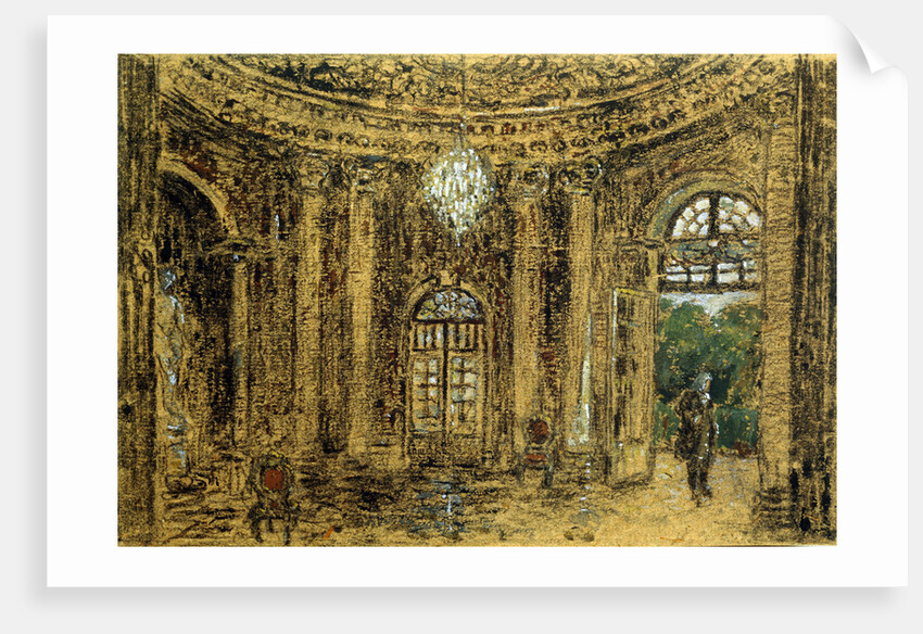 Concert in Sanssouci, (Study), 1850s by Adolph Menzel