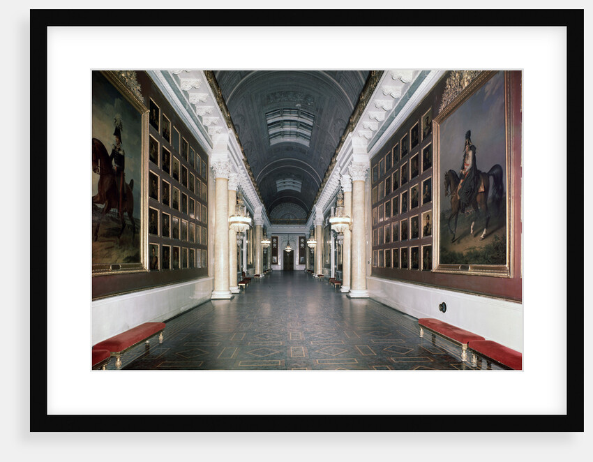 The Military Gallery of the Winter Palace, 1839. by Karl Rossi